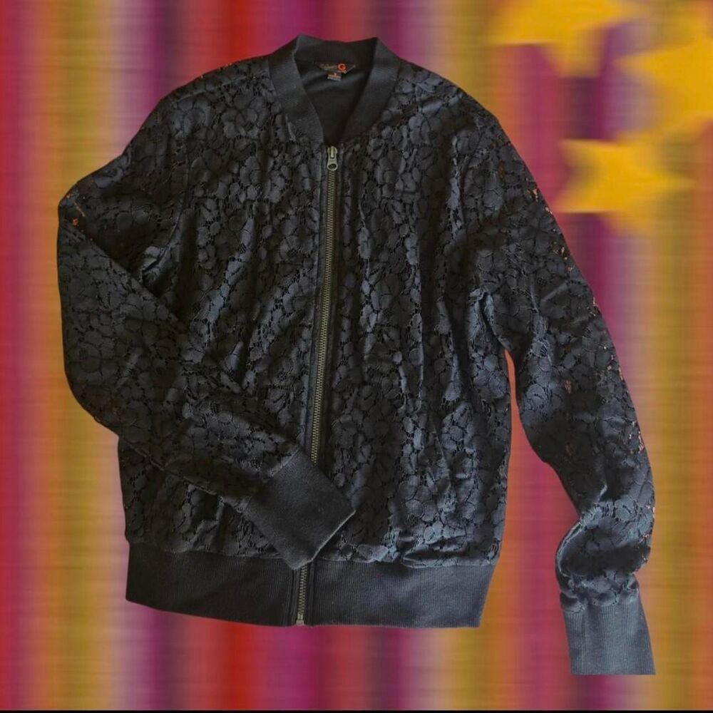 Guess Women's Black and Navy Jacket